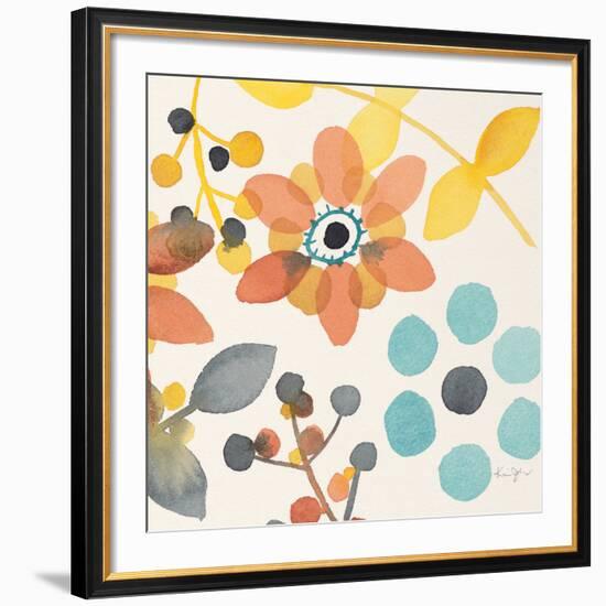 Frivolous Florals 2-Karin Johannesson-Framed Giclee Print