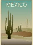 Sonoran Desert-Frk. Blaa-Framed Stretched Canvas
