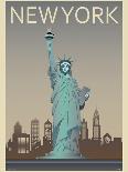 Statue of Liberty-Frk. Blaa-Art Print