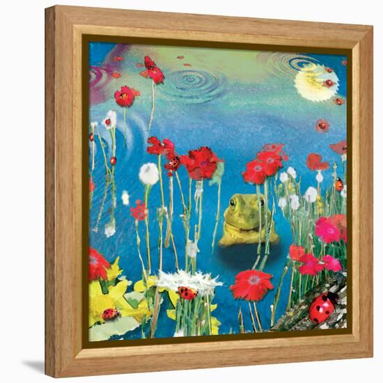 Frog And Ladybugs-Nancy Tillman-Framed Stretched Canvas