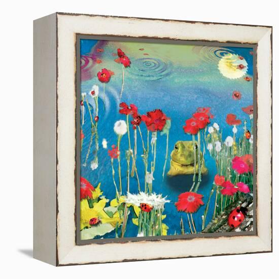 Frog And Ladybugs-Nancy Tillman-Framed Stretched Canvas