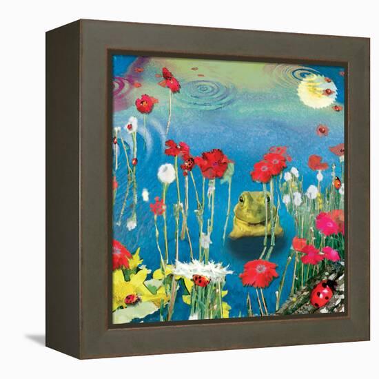 Frog And Ladybugs-Nancy Tillman-Framed Stretched Canvas