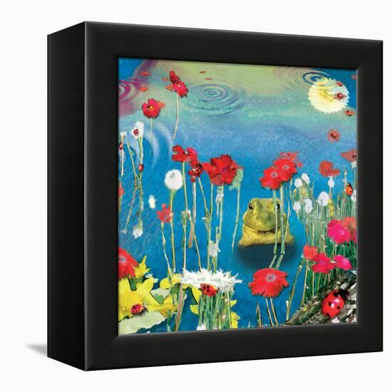 Frog And Ladybugs-Nancy Tillman-Framed Stretched Canvas