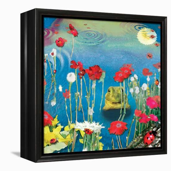 Frog And Ladybugs-Nancy Tillman-Framed Stretched Canvas