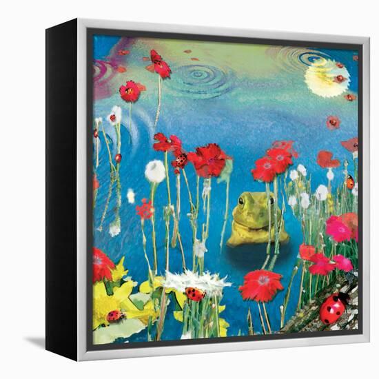 Frog And Ladybugs-Nancy Tillman-Framed Stretched Canvas