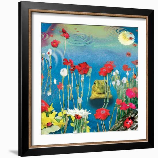 Frog And Ladybugs-Nancy Tillman-Framed Premium Giclee Print