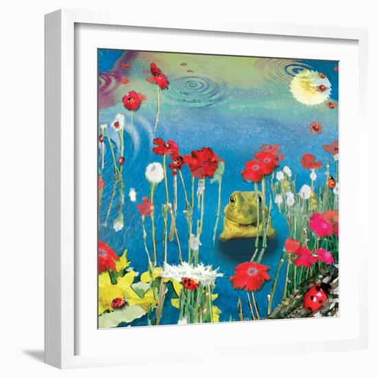 Frog And Ladybugs-Nancy Tillman-Framed Premium Giclee Print