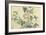 Frog and Morning Glories, C. 1832-Katsushika Hokusai-Framed Giclee Print