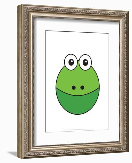 Frog - Animaru Cartoon Animal Print-Animaru-Framed Giclee Print