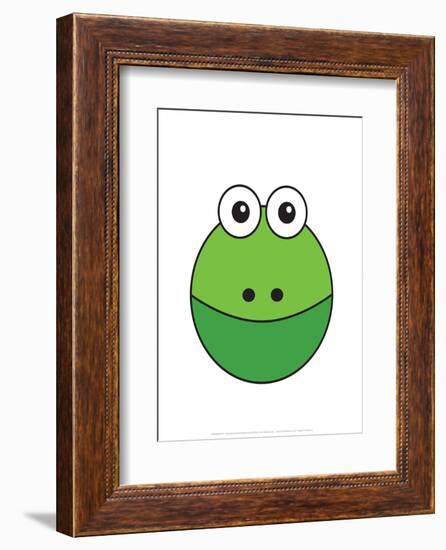 Frog - Animaru Cartoon Animal Print-Animaru-Framed Giclee Print