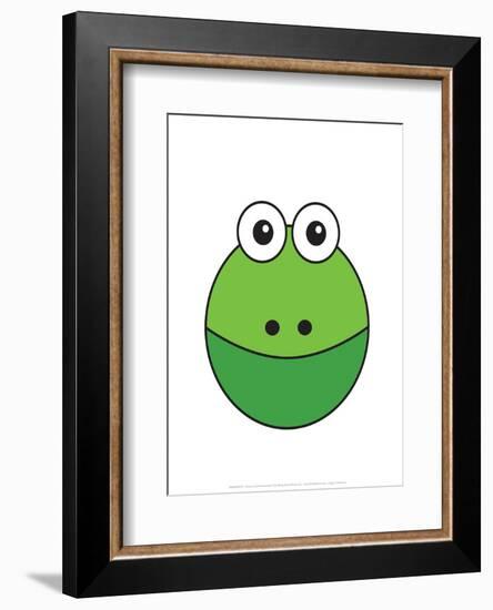 Frog - Animaru Cartoon Animal Print-Animaru-Framed Giclee Print