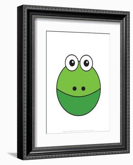 Frog - Animaru Cartoon Animal Print-Animaru-Framed Giclee Print