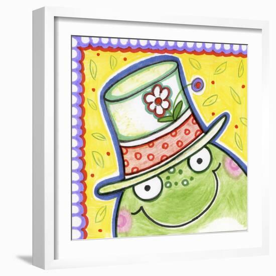 Frog Face-Valarie Wade-Framed Premium Giclee Print