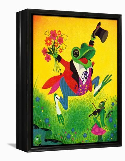 Frog Frolic - Playmate-William McLauchlan-Framed Premier Image Canvas