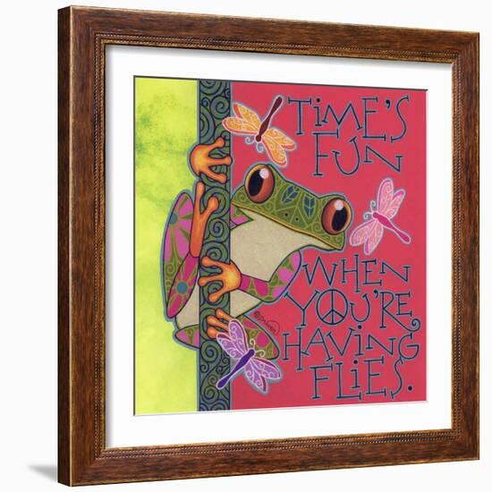 Frog I-Denny Driver-Framed Giclee Print