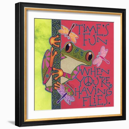 Frog I-Denny Driver-Framed Giclee Print