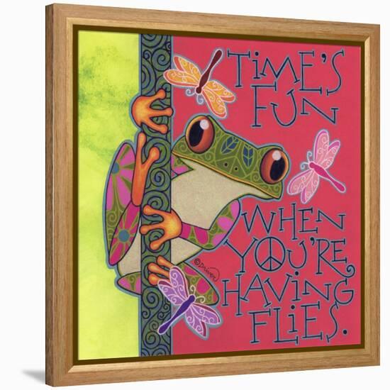 Frog I-Denny Driver-Framed Premier Image Canvas