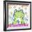 Frog In Clover-Valarie Wade-Framed Giclee Print