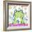 Frog In Clover-Valarie Wade-Framed Premium Giclee Print