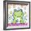 Frog In Clover-Valarie Wade-Framed Premium Giclee Print