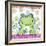 Frog In Clover-Valarie Wade-Framed Premium Giclee Print