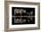 Frog in waterhole with two Cape buffalo in background-Ann & Steve Toon-Framed Photographic Print