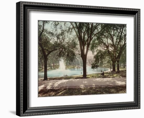 Frog Pond-null-Framed Premium Giclee Print