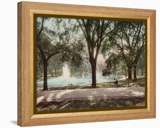 Frog Pond-null-Framed Stretched Canvas