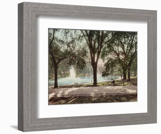 Frog Pond-null-Framed Premium Giclee Print