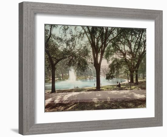 Frog Pond-null-Framed Art Print