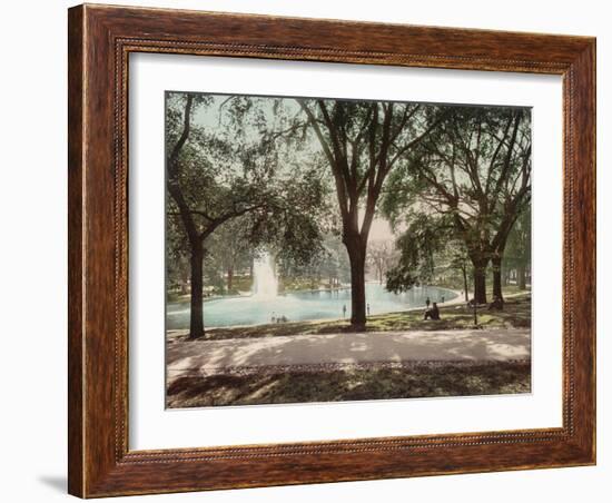 Frog Pond-null-Framed Art Print