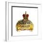 Frog Prince Wearing Crown-Andy and Clare Teare-Framed Photographic Print