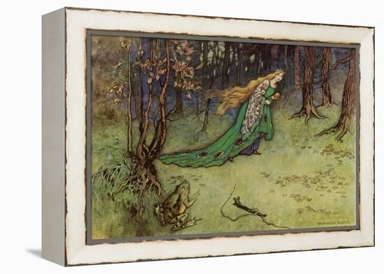 Frog Prince-Warwick Goble-Framed Premier Image Canvas