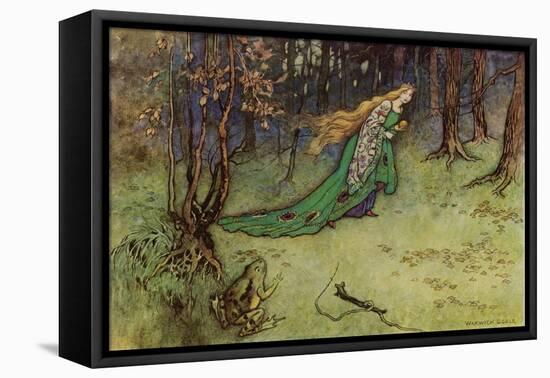 Frog Prince-Warwick Goble-Framed Premier Image Canvas