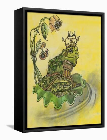 Frog Prince-Judy Mastrangelo-Framed Premier Image Canvas