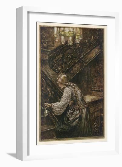 Frog Prince-Arthur Rackham-Framed Premium Giclee Print