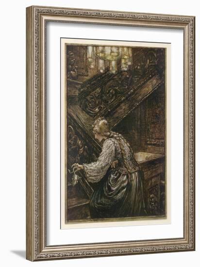 Frog Prince-Arthur Rackham-Framed Art Print