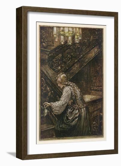 Frog Prince-Arthur Rackham-Framed Art Print