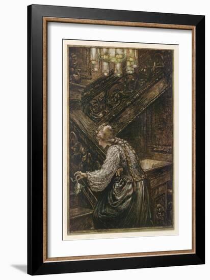 Frog Prince-Arthur Rackham-Framed Art Print