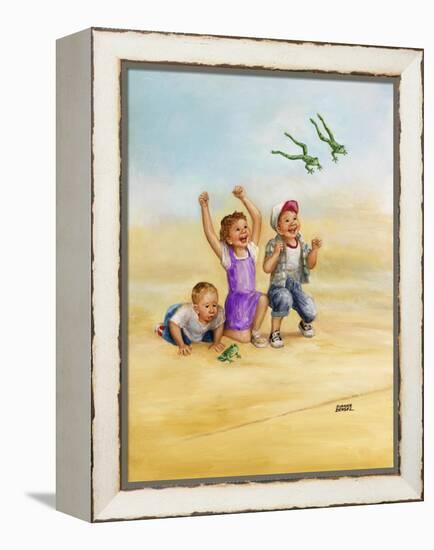 Frog Race-Dianne Dengel-Framed Premier Image Canvas