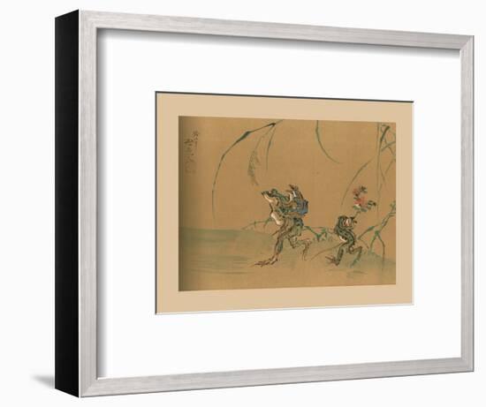 Frog's Holiday, late 18th-early 19th century, (1886)-Unknown-Framed Giclee Print