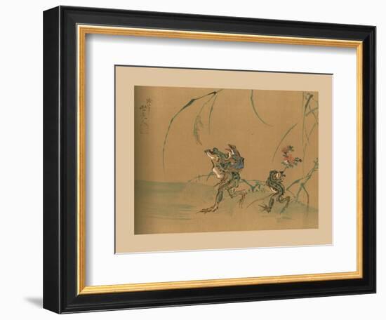 Frog's Holiday, late 18th-early 19th century, (1886)-Unknown-Framed Giclee Print