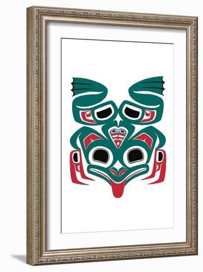 Frog with a Heart-Joe Mandur Jr^-Framed Art Print