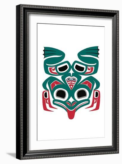 Frog with a Heart-Joe Mandur Jr^-Framed Art Print