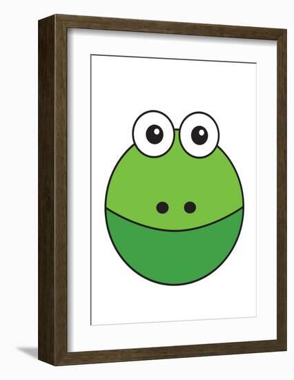 Frog-null-Framed Art Print