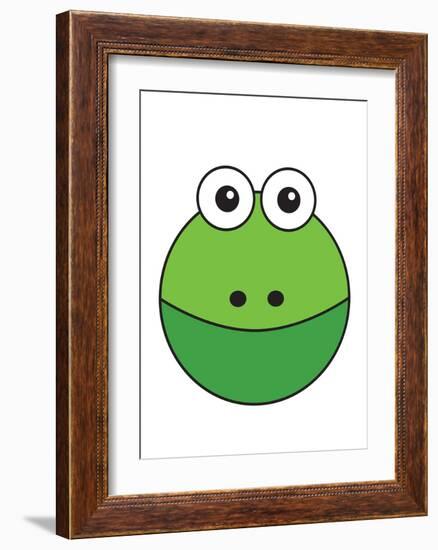 Frog-null-Framed Art Print