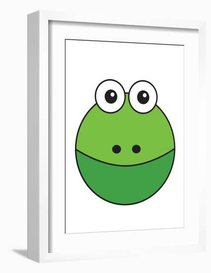 Frog-null-Framed Art Print