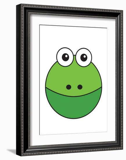 Frog-null-Framed Art Print