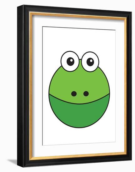 Frog-null-Framed Art Print