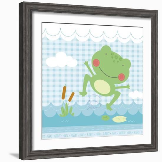 Froggy-Holli Conger-Framed Giclee Print